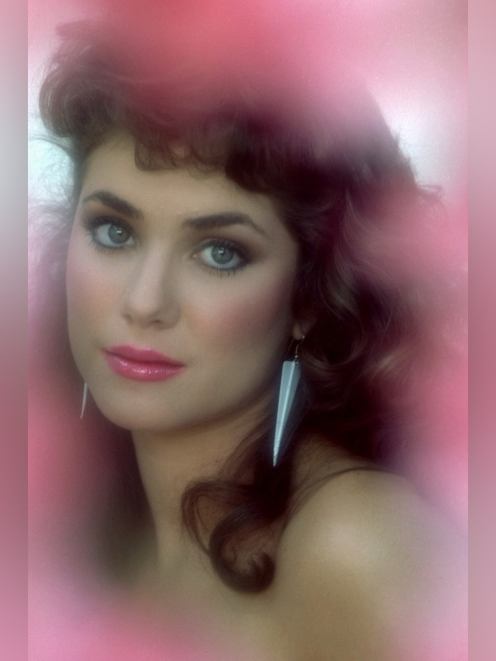1980s Vintage American Actress Model 4x6 2pc Retro Photo Set